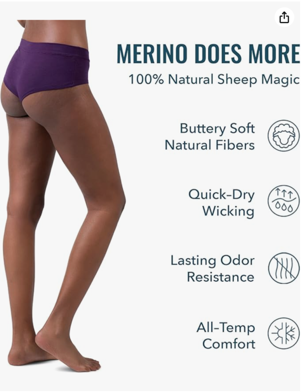 Women's Merino Wool Underwear - Image 2