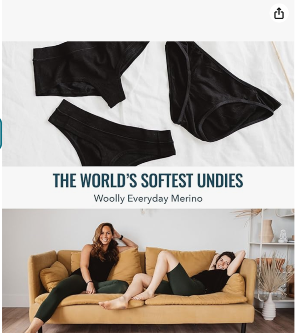 Women's Merino Wool Underwear - Image 3