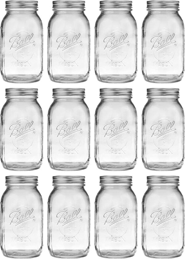 Quart Canning Jars- 12 pack - Image 4