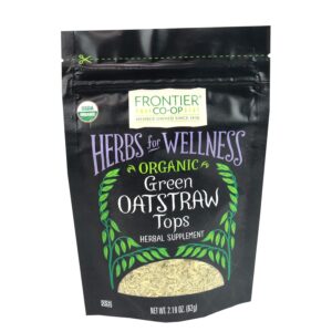 Organic Cut / Sifted Oat Straw Tops