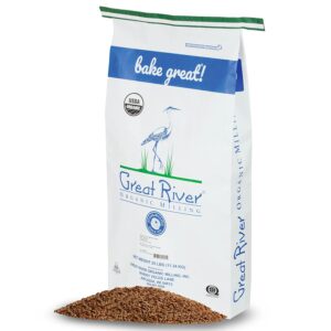 Organic Whole Grain Hard Red Spring Wheat Berries 25 Lbs